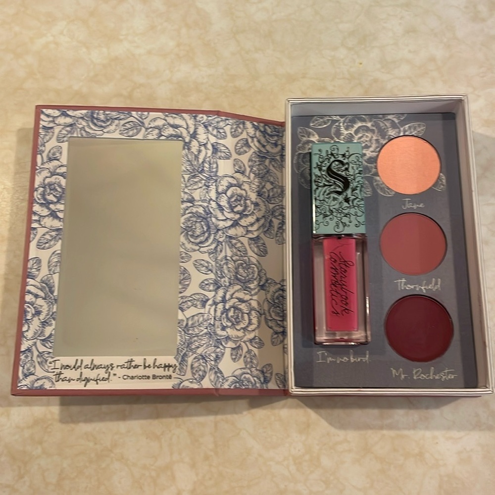 Storybook Cosmetics Jane Eyre - Eyeshadow & Liquid Lipstick Set, New (L)